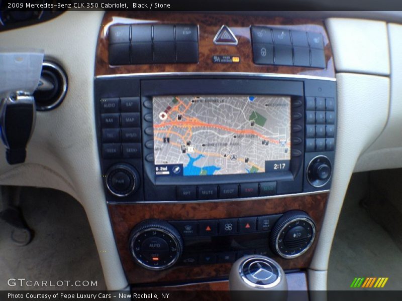 Black / Stone 2009 Mercedes-Benz CLK 350 Cabriolet
