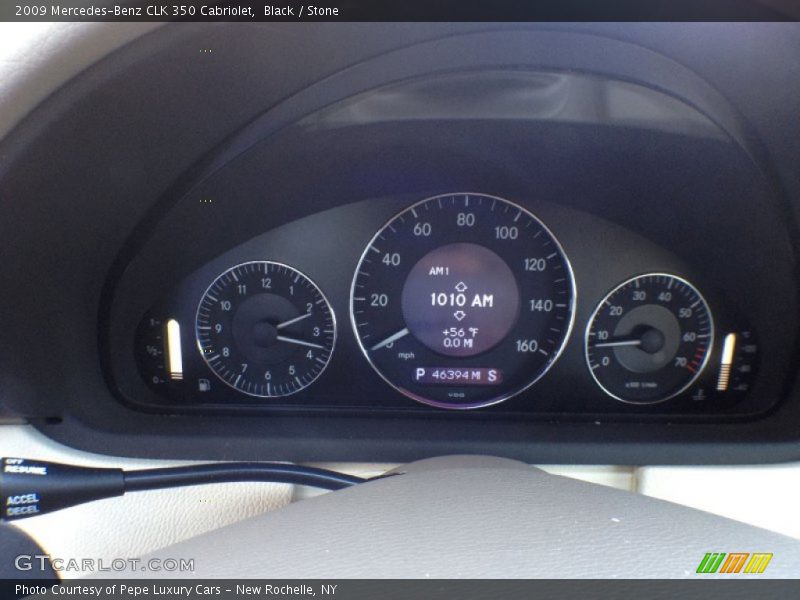 Black / Stone 2009 Mercedes-Benz CLK 350 Cabriolet