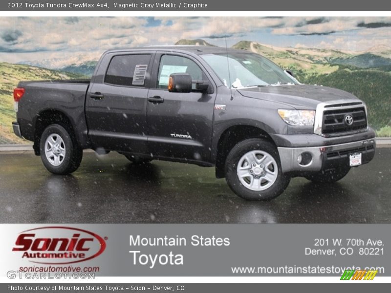 Magnetic Gray Metallic / Graphite 2012 Toyota Tundra CrewMax 4x4