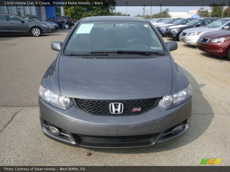 Polished Metal Metallic / Black 2009 Honda Civic Si Coupe