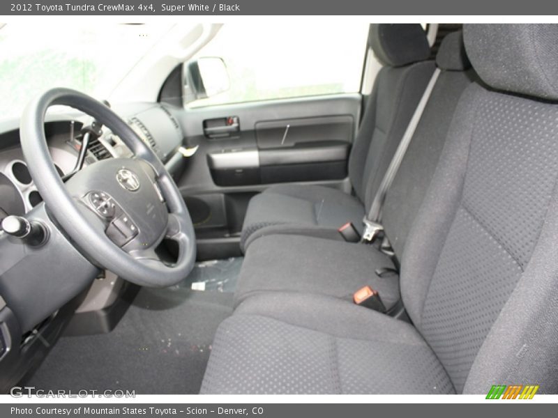 Super White / Black 2012 Toyota Tundra CrewMax 4x4