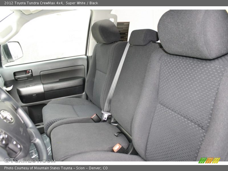 Super White / Black 2012 Toyota Tundra CrewMax 4x4