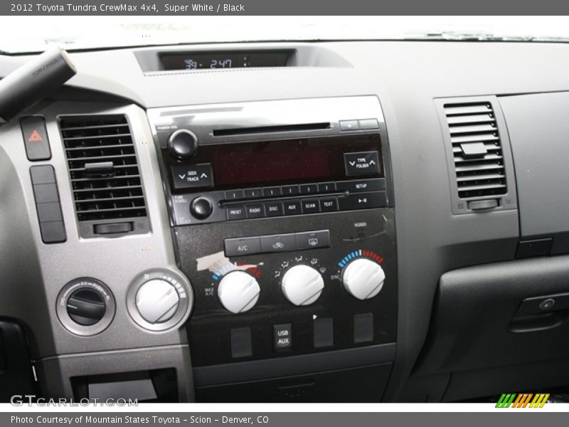 Super White / Black 2012 Toyota Tundra CrewMax 4x4