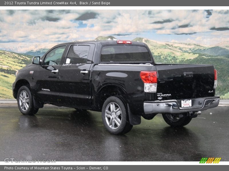 Black / Sand Beige 2012 Toyota Tundra Limited CrewMax 4x4