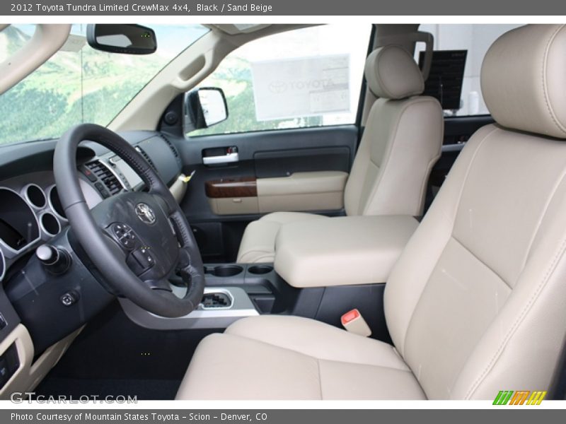 Black / Sand Beige 2012 Toyota Tundra Limited CrewMax 4x4