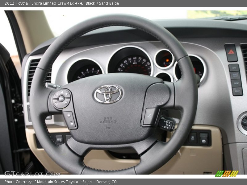Black / Sand Beige 2012 Toyota Tundra Limited CrewMax 4x4