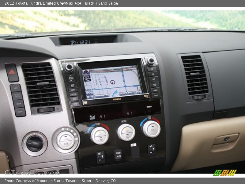 Black / Sand Beige 2012 Toyota Tundra Limited CrewMax 4x4