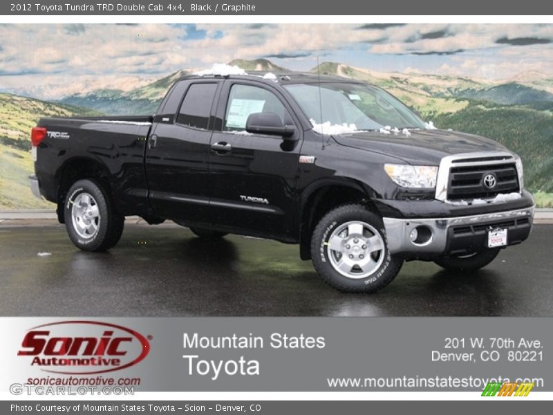 Black / Graphite 2012 Toyota Tundra TRD Double Cab 4x4