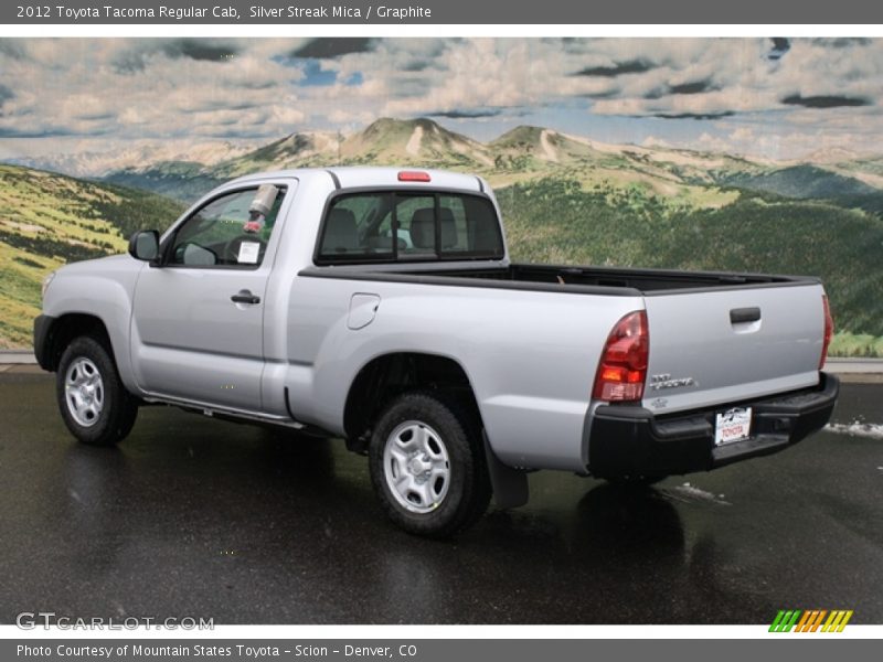 Silver Streak Mica / Graphite 2012 Toyota Tacoma Regular Cab