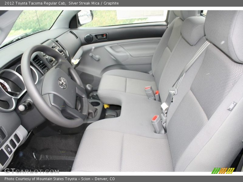 Silver Streak Mica / Graphite 2012 Toyota Tacoma Regular Cab