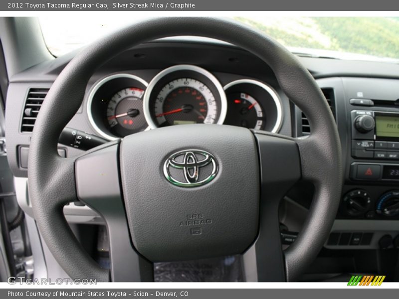 Silver Streak Mica / Graphite 2012 Toyota Tacoma Regular Cab