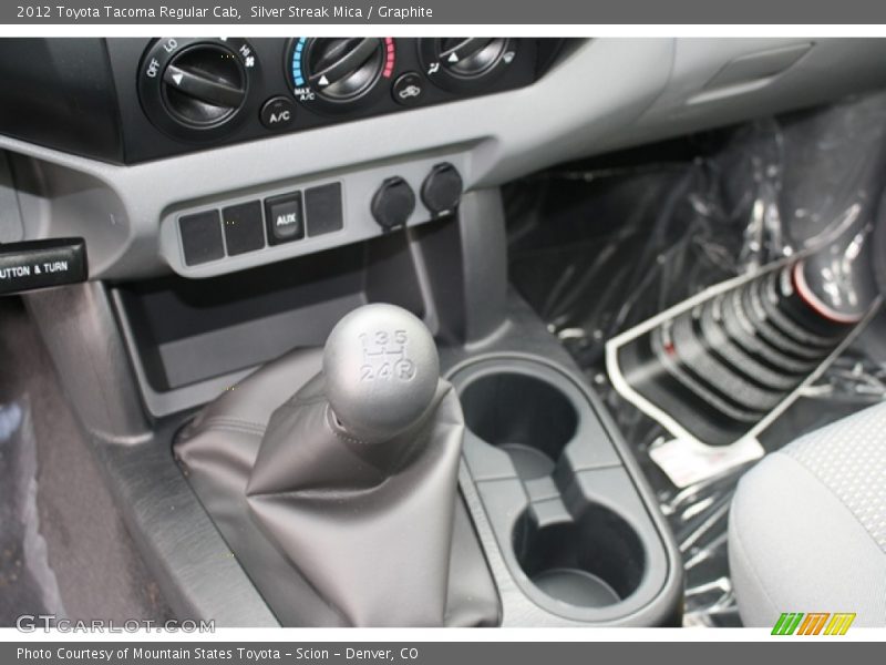 Silver Streak Mica / Graphite 2012 Toyota Tacoma Regular Cab
