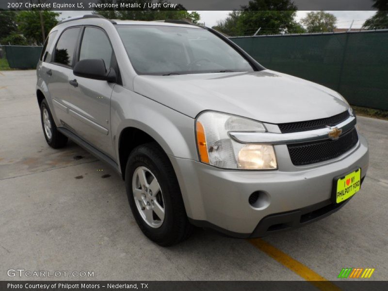 Silverstone Metallic / Light Gray 2007 Chevrolet Equinox LS