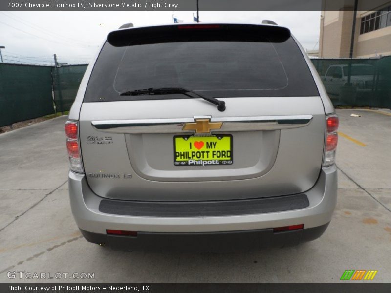 Silverstone Metallic / Light Gray 2007 Chevrolet Equinox LS