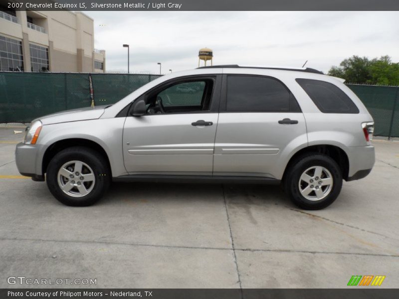 Silverstone Metallic / Light Gray 2007 Chevrolet Equinox LS