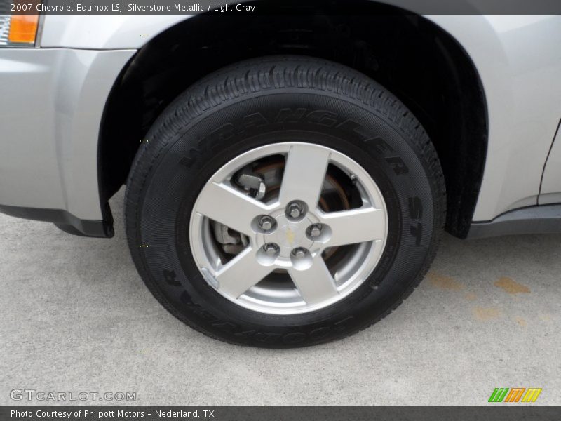 Silverstone Metallic / Light Gray 2007 Chevrolet Equinox LS