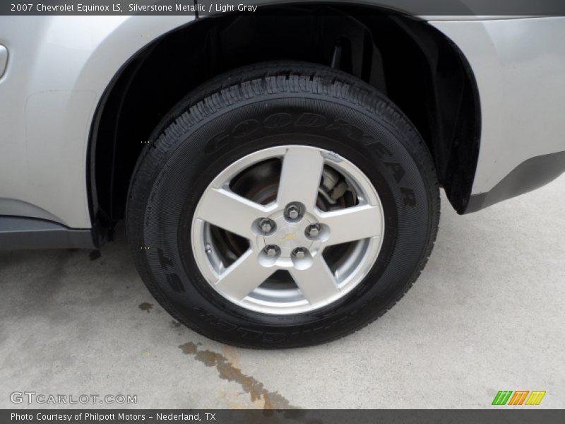 Silverstone Metallic / Light Gray 2007 Chevrolet Equinox LS