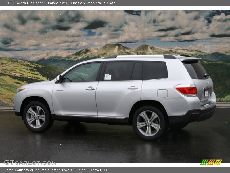 Classic Silver Metallic / Ash 2012 Toyota Highlander Limited 4WD