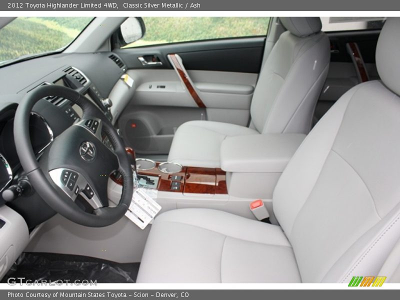 Classic Silver Metallic / Ash 2012 Toyota Highlander Limited 4WD