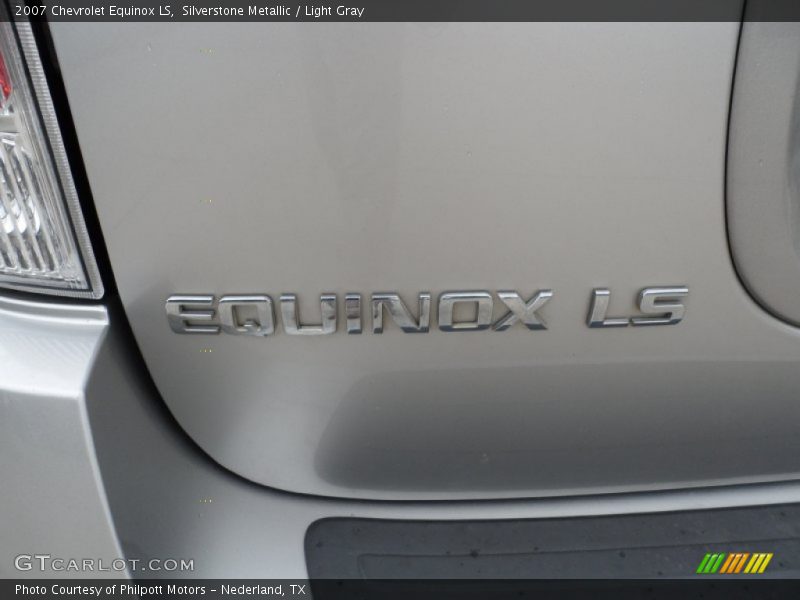 Silverstone Metallic / Light Gray 2007 Chevrolet Equinox LS