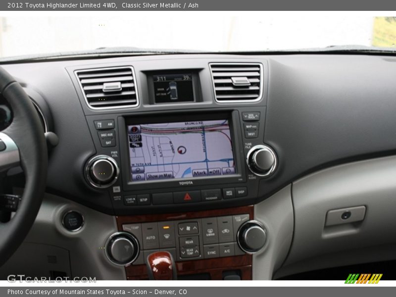 Classic Silver Metallic / Ash 2012 Toyota Highlander Limited 4WD