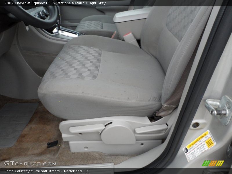 Silverstone Metallic / Light Gray 2007 Chevrolet Equinox LS