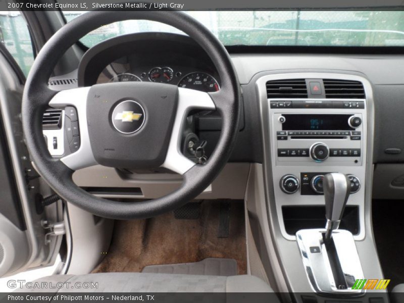 Silverstone Metallic / Light Gray 2007 Chevrolet Equinox LS