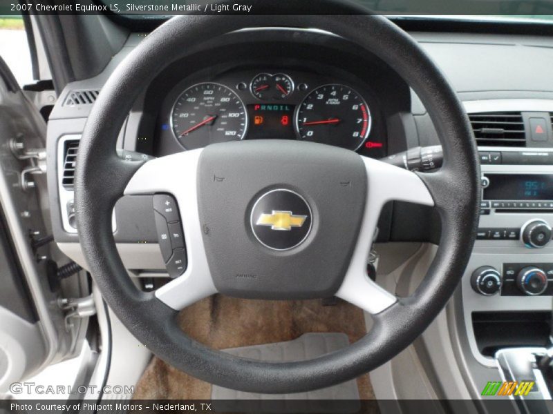 Silverstone Metallic / Light Gray 2007 Chevrolet Equinox LS