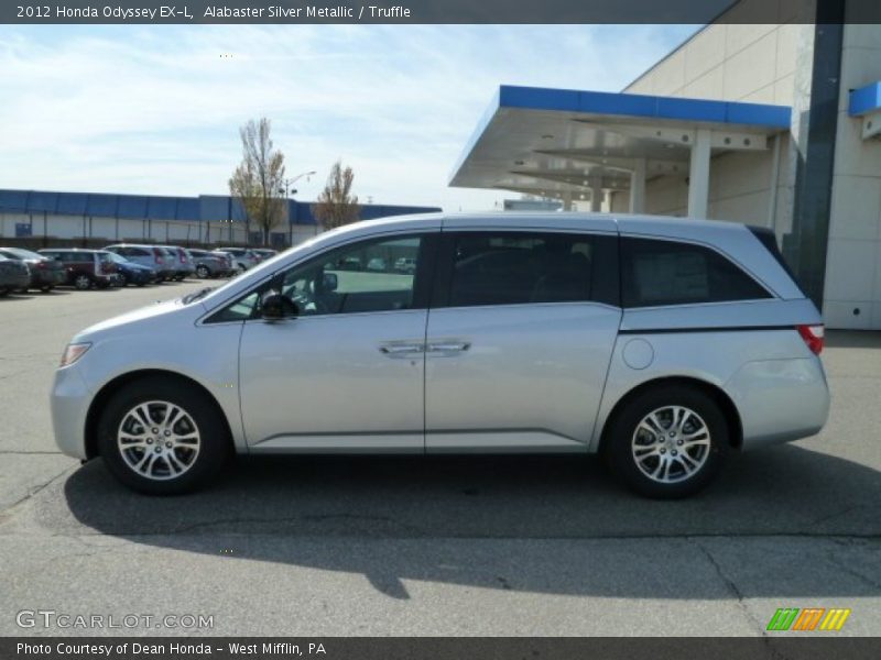 Alabaster Silver Metallic / Truffle 2012 Honda Odyssey EX-L
