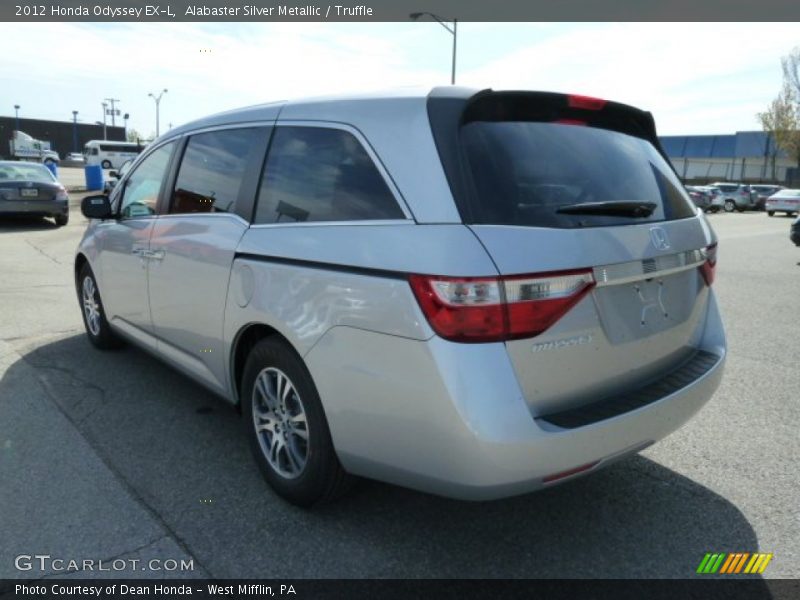 Alabaster Silver Metallic / Truffle 2012 Honda Odyssey EX-L