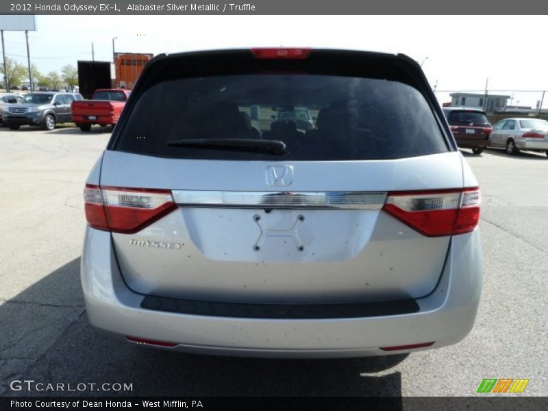 Alabaster Silver Metallic / Truffle 2012 Honda Odyssey EX-L