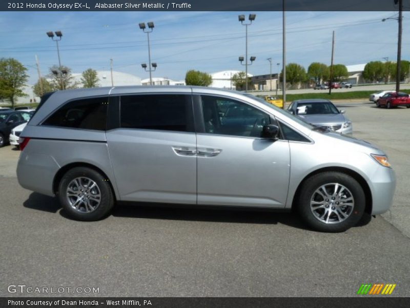 Alabaster Silver Metallic / Truffle 2012 Honda Odyssey EX-L