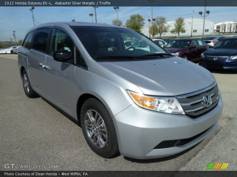 Alabaster Silver Metallic / Truffle 2012 Honda Odyssey EX-L