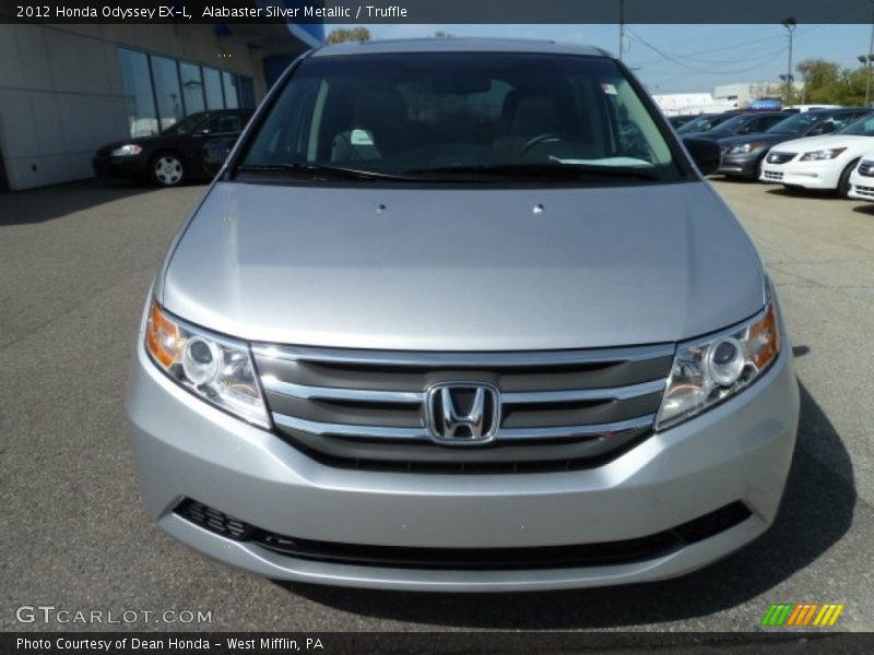 Alabaster Silver Metallic / Truffle 2012 Honda Odyssey EX-L