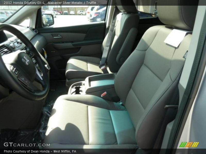 Alabaster Silver Metallic / Truffle 2012 Honda Odyssey EX-L