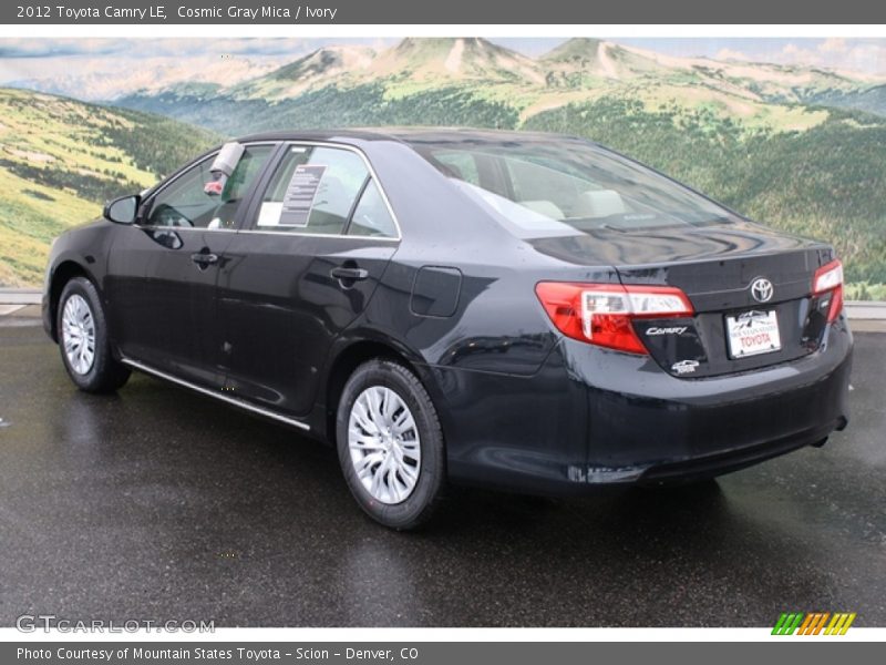 Cosmic Gray Mica / Ivory 2012 Toyota Camry LE