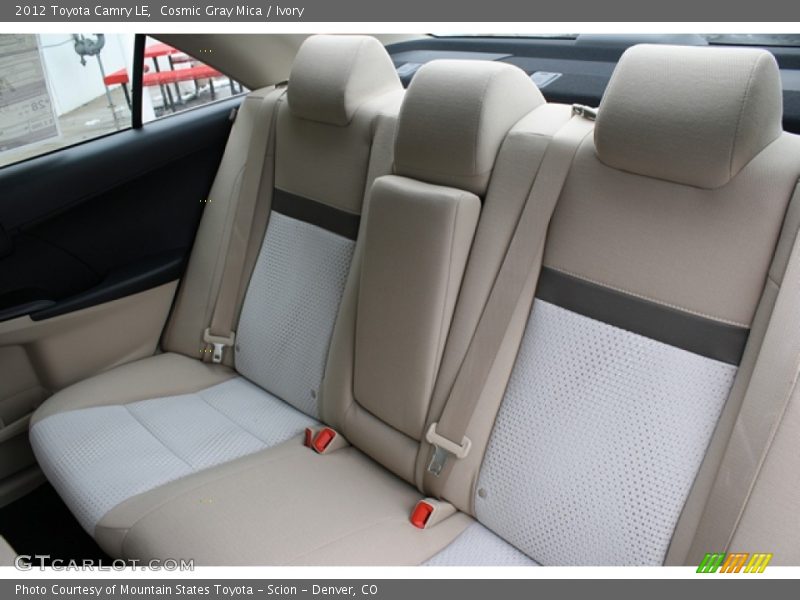 Cosmic Gray Mica / Ivory 2012 Toyota Camry LE