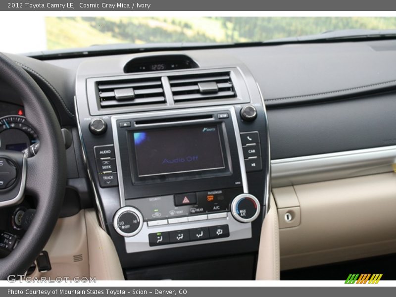 Cosmic Gray Mica / Ivory 2012 Toyota Camry LE