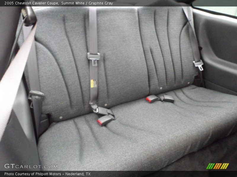 Summit White / Graphite Gray 2005 Chevrolet Cavalier Coupe