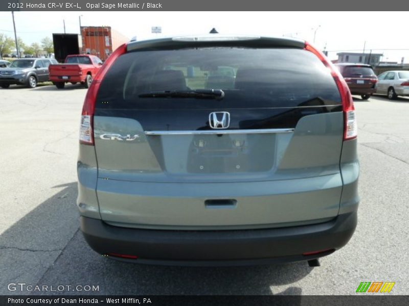 Opal Sage Metallic / Black 2012 Honda CR-V EX-L