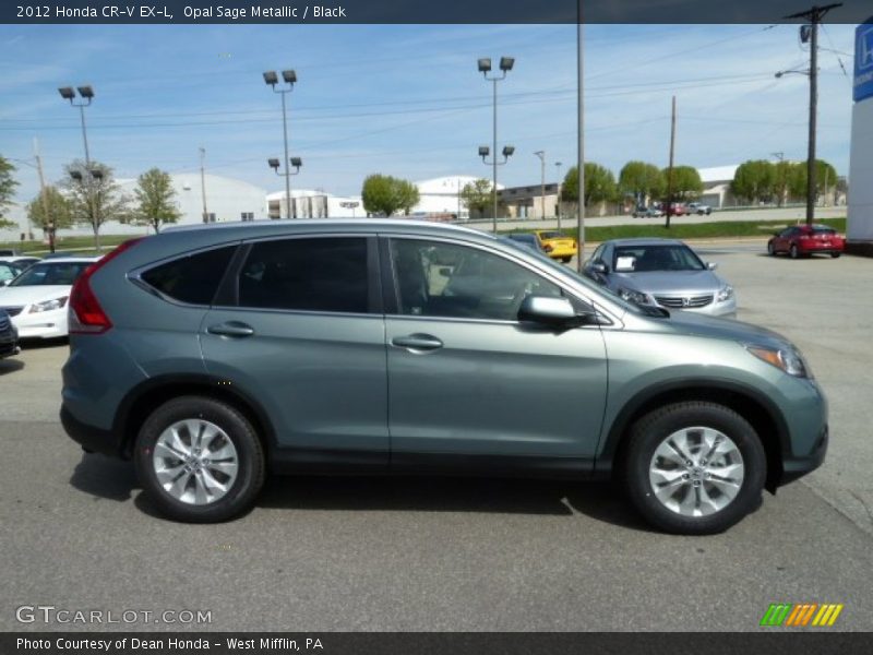 Opal Sage Metallic / Black 2012 Honda CR-V EX-L