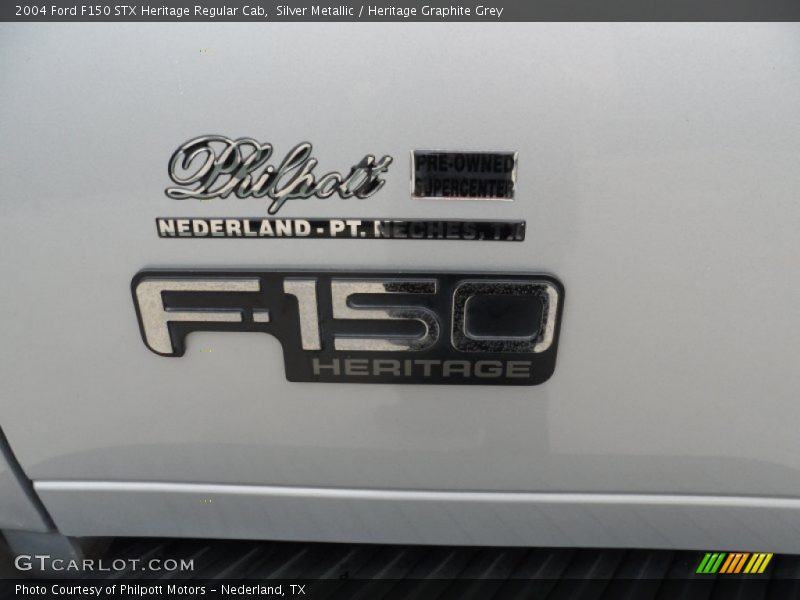 Silver Metallic / Heritage Graphite Grey 2004 Ford F150 STX Heritage Regular Cab