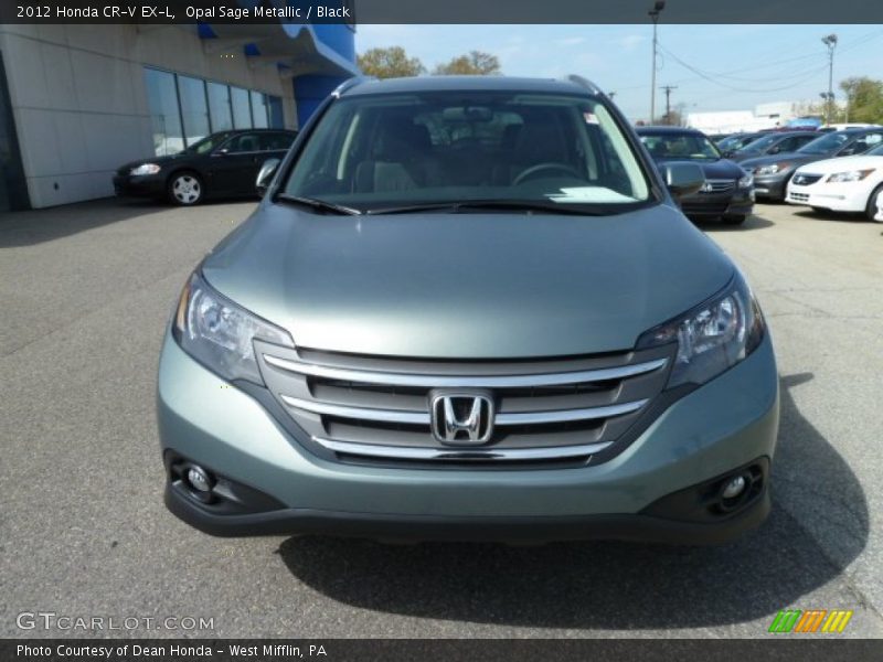 Opal Sage Metallic / Black 2012 Honda CR-V EX-L