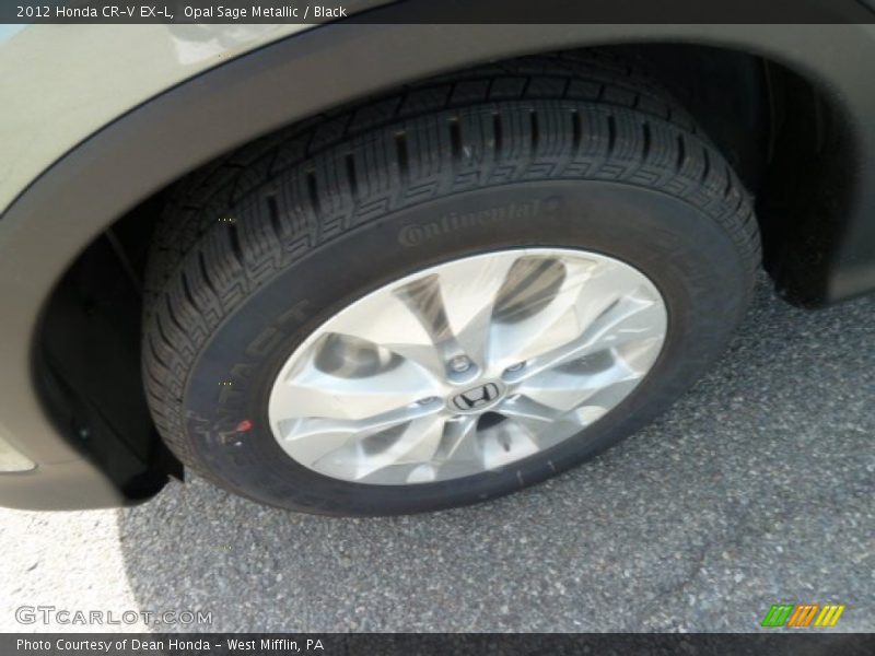Opal Sage Metallic / Black 2012 Honda CR-V EX-L