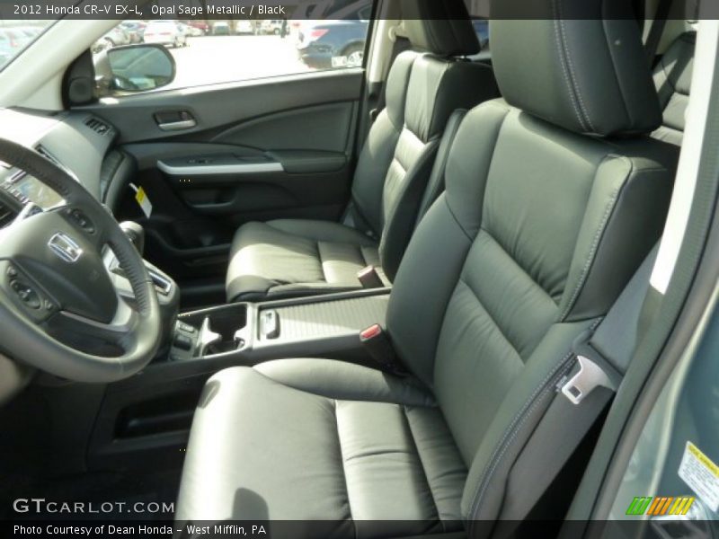 Opal Sage Metallic / Black 2012 Honda CR-V EX-L