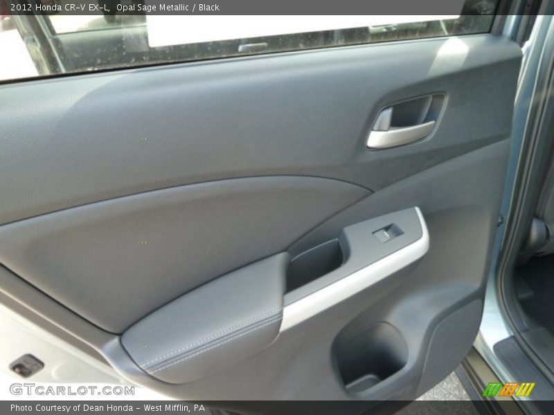 Opal Sage Metallic / Black 2012 Honda CR-V EX-L