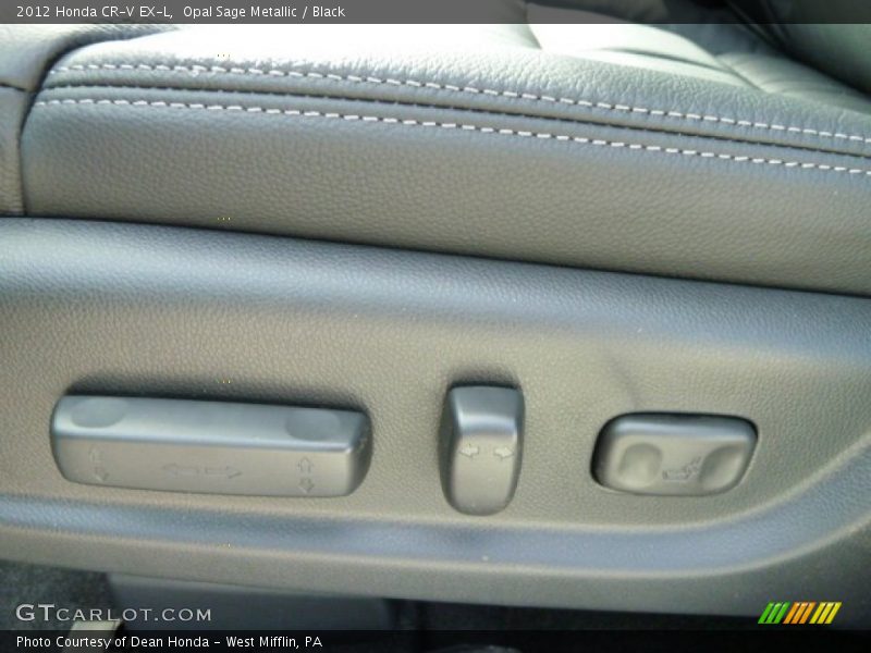 Opal Sage Metallic / Black 2012 Honda CR-V EX-L