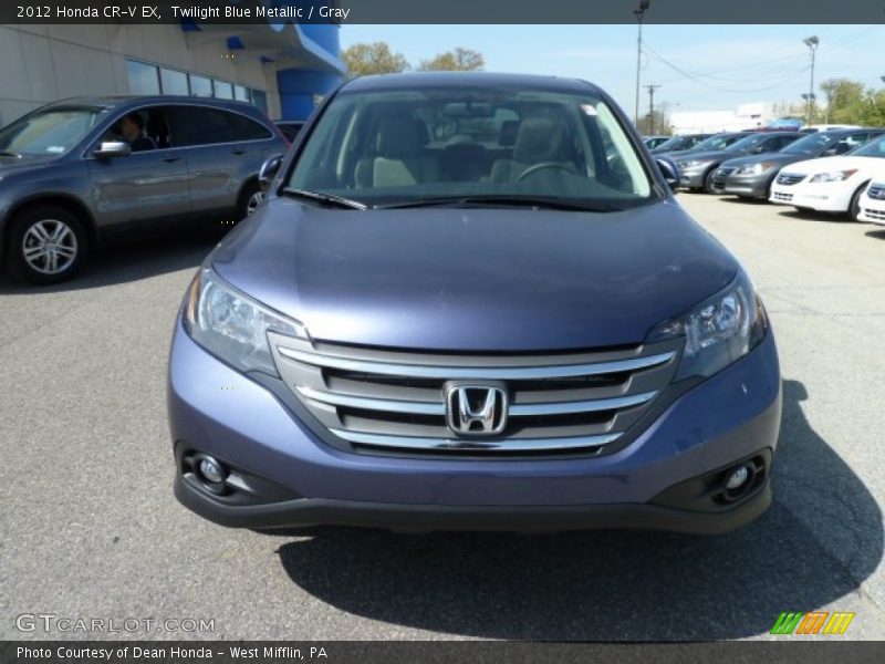 Twilight Blue Metallic / Gray 2012 Honda CR-V EX