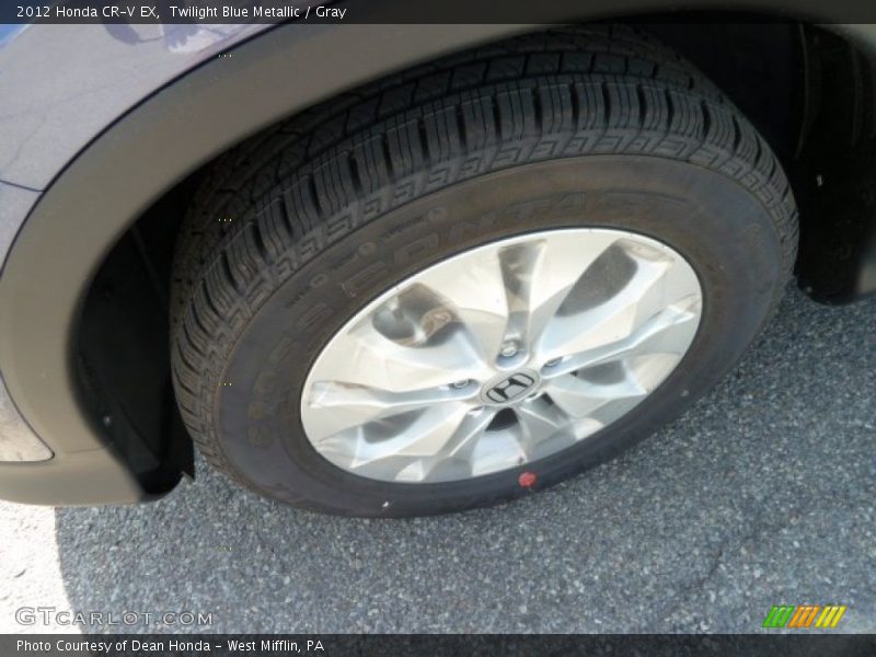Twilight Blue Metallic / Gray 2012 Honda CR-V EX