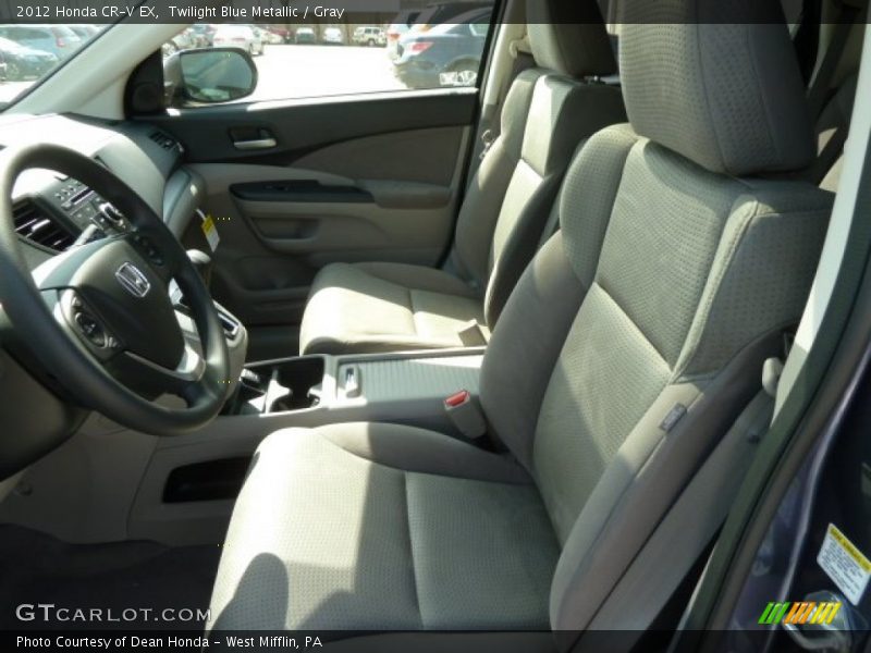 Twilight Blue Metallic / Gray 2012 Honda CR-V EX